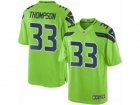 Mens Nike Seattle Seahawks #33 Tedric Thompson Limited Green Rush NFL Jersey