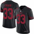 Mens Nike San Francisco 49ers #33 Roger Craig Limited Black Rush NFL Jersey