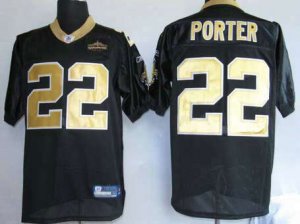 new orleans saints #22 porter black[champions patch]
