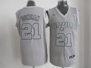 nba san antonio spurs #21 tim duncan grey jerseys[fullgrey]