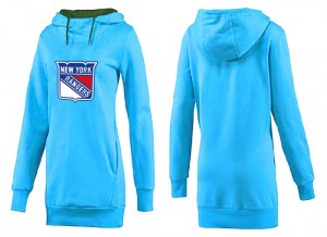 NHL Women New York Rangers Logo Pullover Hoodie 2