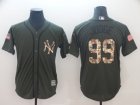 Yankees #99 Aaron Judge Olive Green Cool Base Jersey