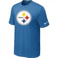 Nike Pittsburgh Steelers Sideline Legend Authentic Logo T-Shirt light Blue