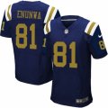 Mens Nike New York Jets #81 Quincy Enunwa Elite Navy Blue Alternate NFL Jersey