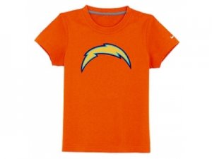 nike san diego chargers sideline legend authentic logo youth T-Shirt orange