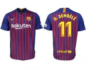 2018-19 Barcelona 11 A.DEMBELE Home Thailand Soccer Jersey