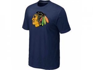 NHL Chicago Blackhawks Big & Tall Logo D.Blue T-Shirt