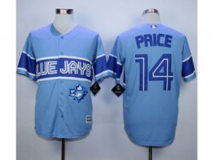 MLB Toronto Blue Jays #14 David Price Light Blue Exclusive New Cool Base Stitched Jerseys