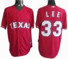 Texas Rangers #33 Cliff Lee red