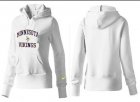 Women Minnesota Vikings Logo Pullover Hoodie-018