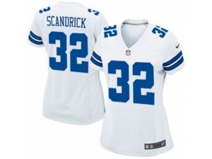 Women Nike Dallas Cowboys #32 Orlando Scandrick Game White NFL Jersey