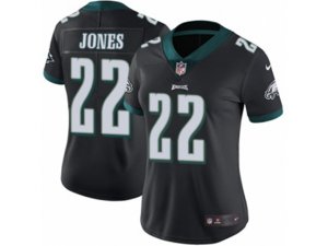 Women Nike Philadelphia Eagles #22 Sidney Jones Vapor Untouchable Limited Black Alternate NFL Jersey