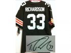 Nike cleveland browns #33 richardson brown jerseys[Elite signature]