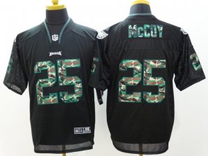 Nike Philadelphia Eagles #25 LeSean McCoy Black jerseys(Elite Camo Fashion)