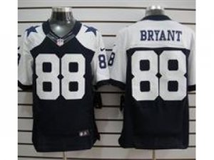 Nike NFL Dallas Cowboys #88 Dez Bryant Thankgivings Blue Elite jerseys