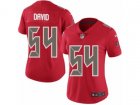 Women Nike Tampa Bay Buccaneers #54 Lavonte David Limited Red Rush NFL Jersey