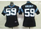 Nike Women Carolina Panthers #59 Kuechly black Jersey