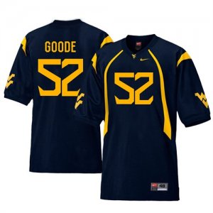 West Virginia Mountaineers #52 Najee Goode Navy College Football Jersey