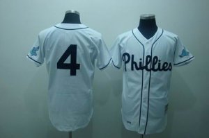 mlb philadelphia phillies #4 foxx m&n white