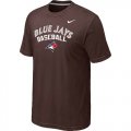 Nike MLB Toronto Blue Jay 2014 Home Practice T-Shirt - Brown