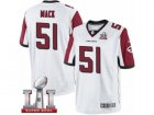 Youth Nike Atlanta Falcons #51 Alex Mack Limited White Super Bowl LI 51 NFL Jersey
