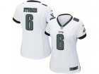 Women Nike Philadelphia Eagles #6 Caleb Sturgis Game White NFL Jersey