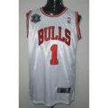 nba chicago bulls #1 rose white[20th]