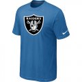 Oakland Raiders Sideline Legend Authentic Logo T-Shirt light Blue