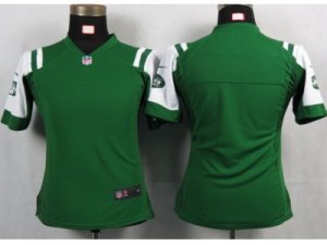 Nike Womens New York Jets Blank Green Portrait Fashion Game Jerseys