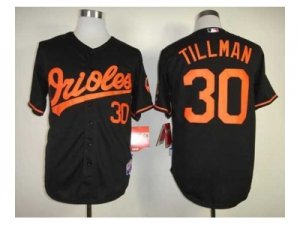 mlb jerseys baltimore orioles #30 tillman black