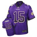 Nike Minnesota Vikings #15 Greg Jennings Purple Jersey(Elite Drift Fashion)