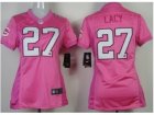 Nike Women Green Bay Packers #27 Eddie Lacy Pink Love Jerseys
