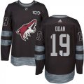 Mens Phoenix Coyotes #19 Shane Doan Black 1917-2017 100th Anniversary Stitched NHL Jersey