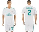 2017-18 Real Madrid 2 CARVAJAL Home Soccer Jersey