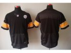 Nike NFL Pittsburgh Steelers Black Color Blank Jerseys(Elite)