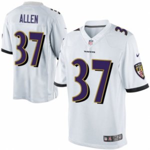 Mens Nike Baltimore Ravens #37 Javorius Allen Limited White NFL Jersey