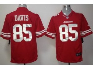 Nike NFL San Francisco 49ers #85 Vernon Davis Red Jerseys(Limited)