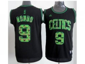 nba boston celtics #9 Rajon Rondo black