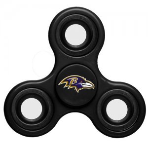 Ravens Black Team Logo Finger Spinner