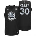 Golden State Warriors #30 Stephen Curry Black Diamond Fashion Stitched NBA Jersey
