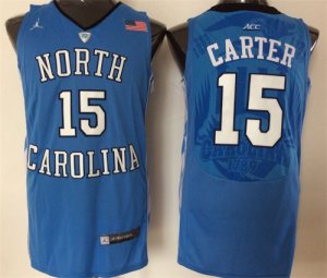 North Carolina Tar Heels #15 Vince Carter Blue College Basketball Jersey