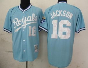 mlb kansas city royals #16 jackson lt.blue[jackson]