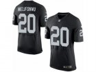 Mens Nike Oakland Raiders #20 Obi Melifonwu Elite Black Team Color NFL Jersey