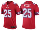 Mens Buffalo Bills #25 LeSean McCoy Red Color Rush Legend Jersey