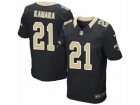 Nike Saints #21 Alvin Kamara Black Team Color Mens Stitched NFL Elite Jersey