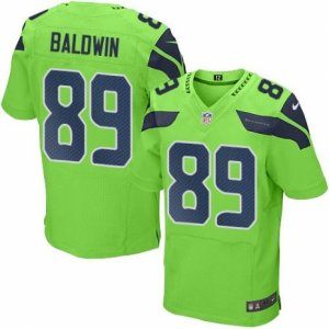 Nike Seattle Seahawks #89 Doug Baldwin Green Mens Stitched NFL Elite Rush Jersey