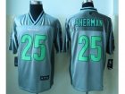 Nike Seattle Seahawks #25 Sherman Grey Jerseys(Vapor Elite)