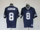 nfl dallas cowboys #8 aikman blue