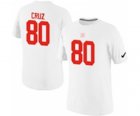 Nike New York Giants Victor Cruz Pride Name & Number T-Shirt White