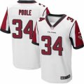 Mens Nike Atlanta Falcons #34 Brian Poole Elite White NFL Jersey